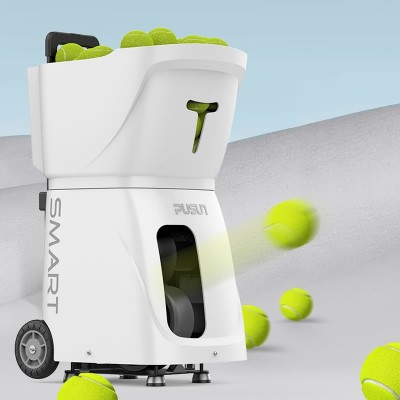 PUSUN PT-Smart Lite Automatic Tennis Ball Machine APP 20-Point Programming Launcher