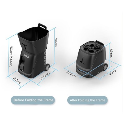 PUSUN PT-Smart Lite Automatic Tennis Ball Machine APP 20-Point Programming Launcher