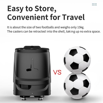 PUSUN PT-Smart Lite Automatic Tennis Ball Machine APP 20-Point Programming Launcher